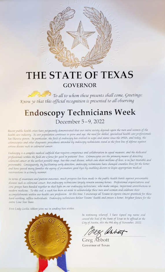 Endoscopy Technicians Week 2022